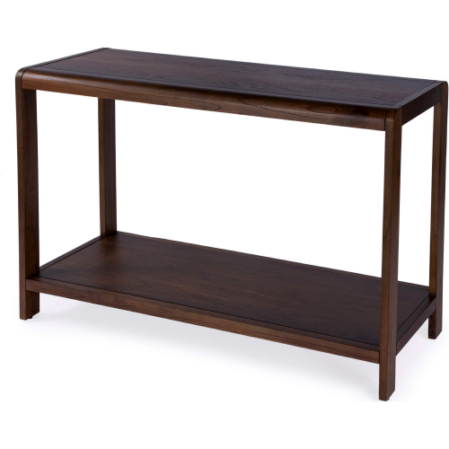 Hanover 48" Console Table in Walnut Brown Finish Wood