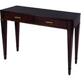 Kai 2 Drawer 45" Console Table in Cherry Dark Brown Finish