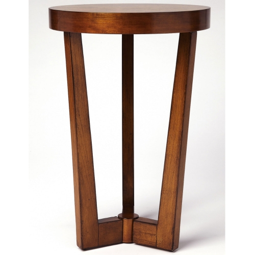 Aphra Olive Ash Burl Accent Table