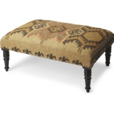 Mesquite Jute Cocktail Ottoman