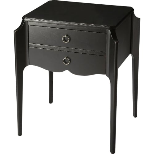 Wilshire Black Licorice Accent Table