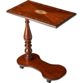 Mabry Olive Ash Burl Mobile Tray Table