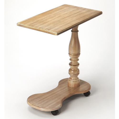 Mabry Driftwood Mobile Tray Table