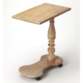 Mabry Driftwood Mobile Tray Table