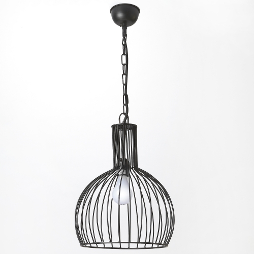 Black Iron 1 Light Pendant