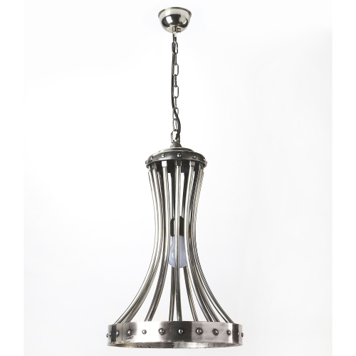 Antique Silver 1 Light Pendant