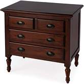 Easterbrook 4 Drawer Chest in Cherry Dark Brown Finish