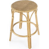 Tobias Counter Stool in Natural Rattan