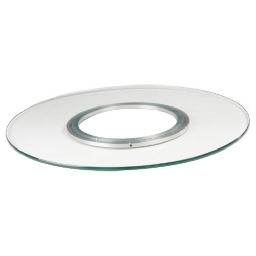 24" Tempered Round Glass Spinning Tray