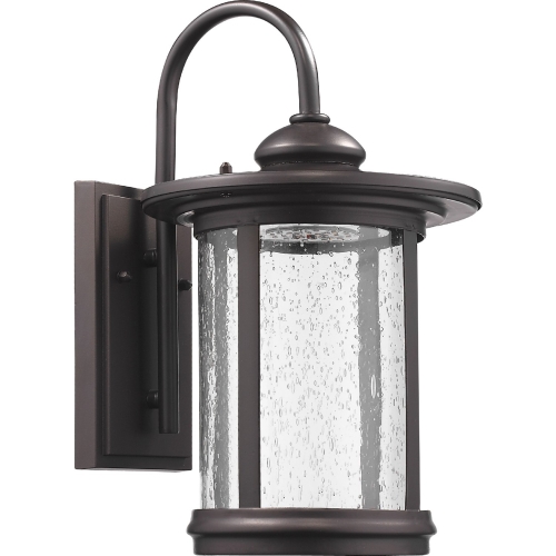 Cole Transitional LED Rubbed Bronze Outdoor Wall Sconce 15"H