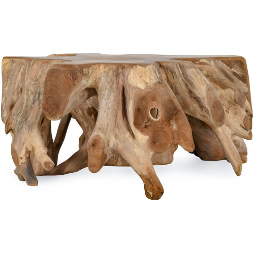 Cypress 41" Coffee Table in Natural Teak Root