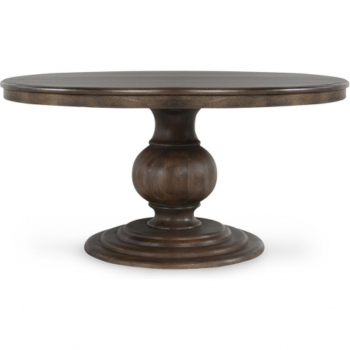 Brookside 60" Round Dining Table in Dark Mango Wood