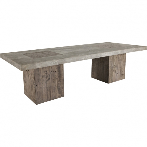 Phoenix Coffee Table in Reclaimed Pine & Concrete Laminate