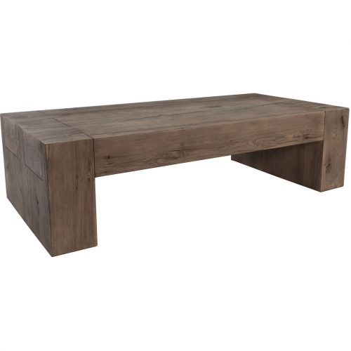 Bristol 60" Coffee Table in Reclaimed Natural Oak