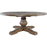 Caleb 72" Round Dining Table in Desert Reclaimed Pine