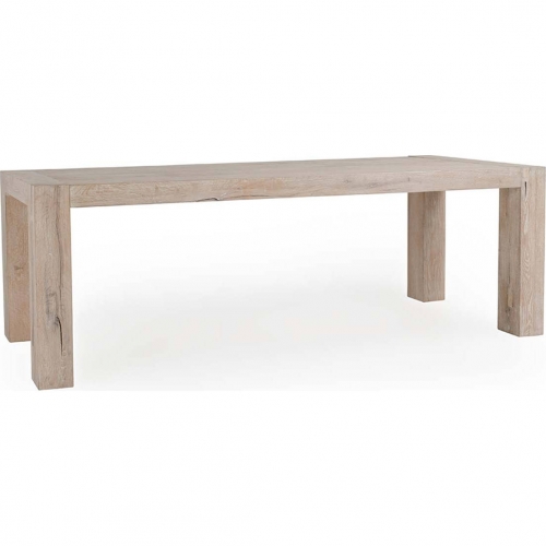 Kingston 89" Dining Table in Reclaimed White Oak Wood