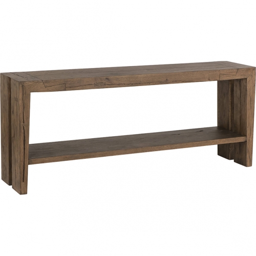 Troy Console Table in Cracked Oak