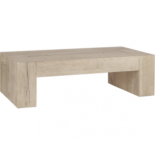 Bristol 60" Coffee Table in Distressed Reclaimed White Oak