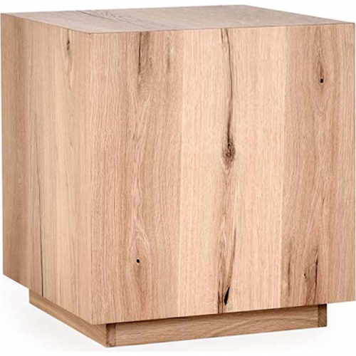 Layne 20" Square End Table in Natural Oak Veneer