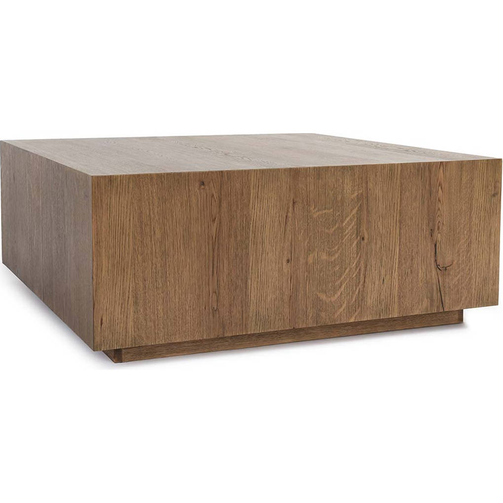 Classic Home 51031404 Layne 42" Square Coffee Table in Light Brown Oak