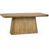 Orlando 71" Dining Table in Light Brown Oak & Oak Veneer