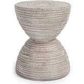 Corey Outdoor Accent Table in Concrete