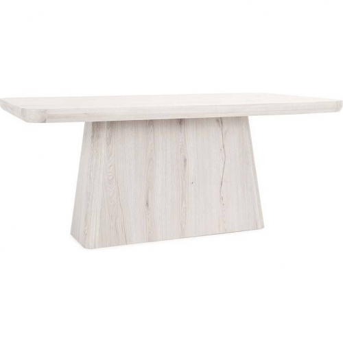 Orlando 71" Dining Table in White Wash Finish Oak