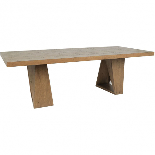 Arleth 94" Dining Table in Cafe Brown Reclaimed Oak