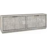 Avondale 4 Door Sideboard in Reclaimed Pine Wood