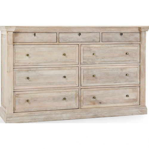 Adelaide 9 Drawer Dresser in Rustic Mango Wood