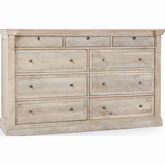 Adelaide 9 Drawer Dresser in Rustic Mango Wood