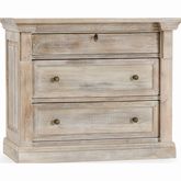 Adelaide 3 Drawer Nightstand in Natural White Wash Mango Wood