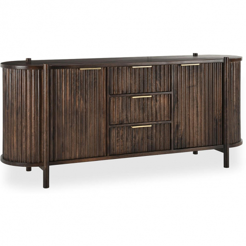 Redford 2 Door 3 Drawer Buffet in Brown Mango Wood