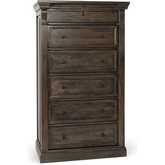 Adelaide 6 Drawer Chest in Cocoa Brown Mango Wood