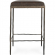 Bose 26" Counter Stool in Cocoa Brown Top Grain Leather & Hammered Bronze Iron