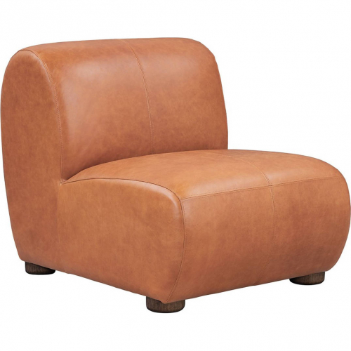 Arcadia Accent Chair in Tan Leather