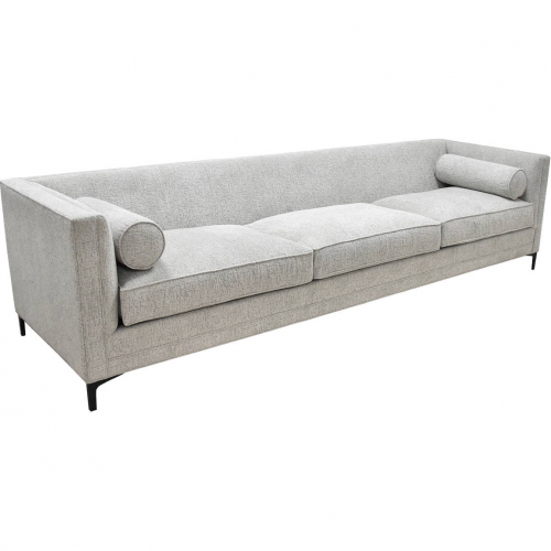 Brooks 118" Sofa in Gray Fabric