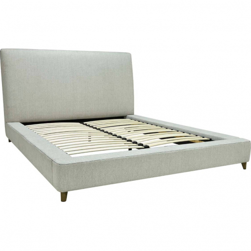 Tate King Bed in Oatmeal Fabric