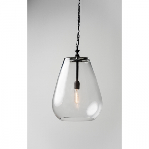 Odense Ceiling Pendant Light in Iron & Glass (Bulb Not Included)