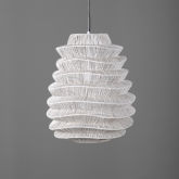 Shelly Large Ceiling Pendant Light In White