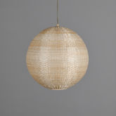 Cayman 19" Woven Ceiling Pendant Light