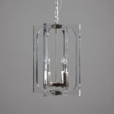 Ellison Chandelier in Cleat & Metal (Bulb Included)