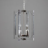 Ellison Chandelier in Cleat & Metal