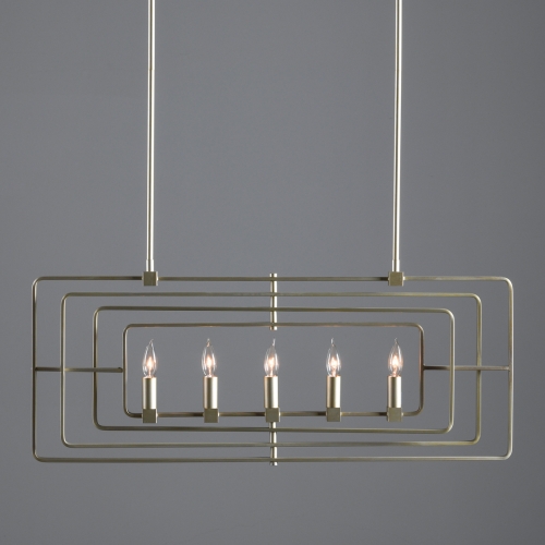 Sydney Chandelier in Matte Finish Metal