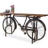 Cycle 72" Gathering Height Dining Table in Reclaimed Wood & Iron