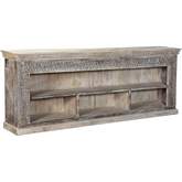 Alta Open Sideboard in Antique White Mixed Reclaimed Wood