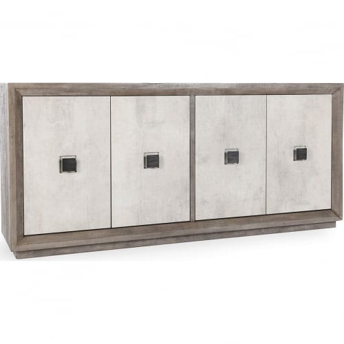 Denver 80" 4 Door Sideboard in Reclaimed Pine & Concrete Laminate