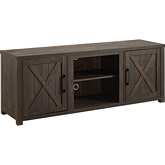 Gordon 58" Low Profile TV Stand in Dark Walnut Finish