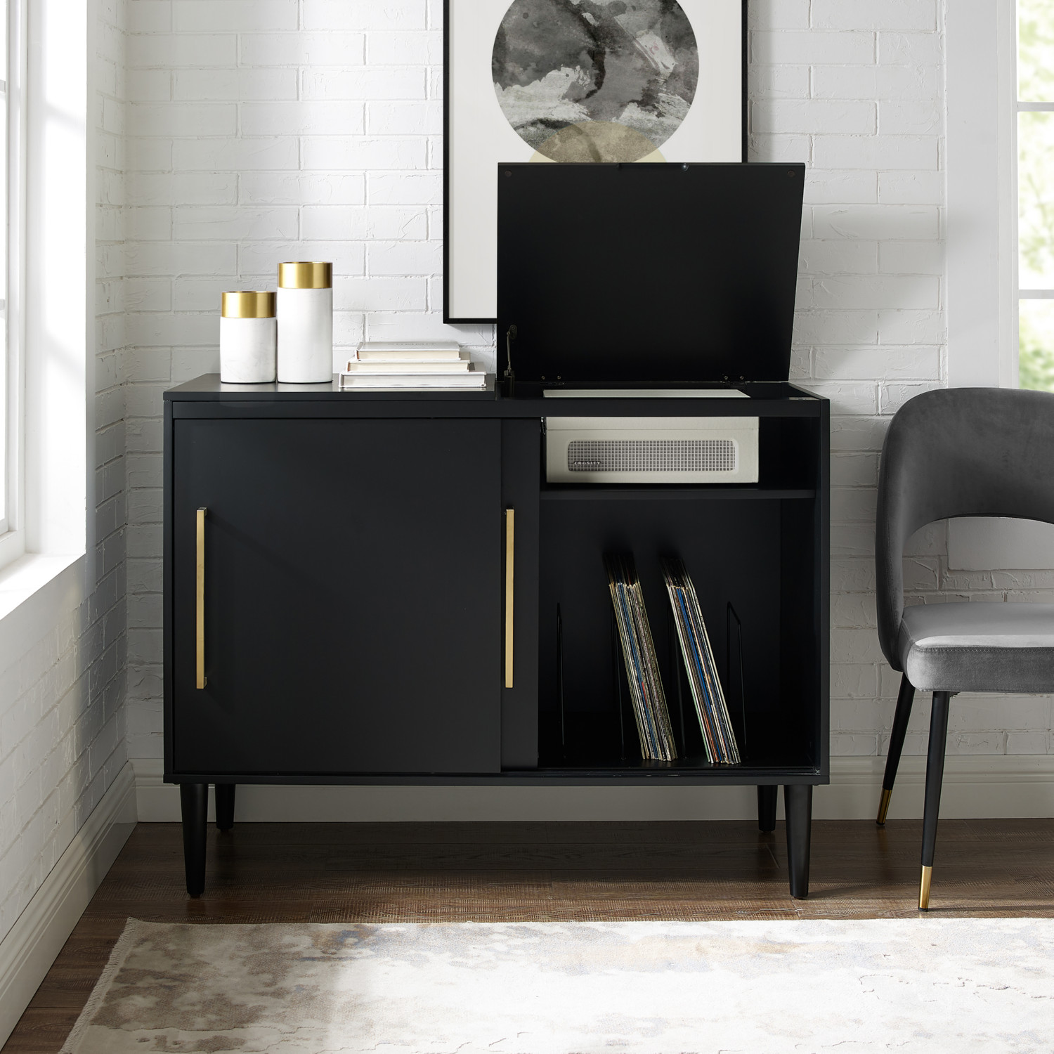 Crosley everett deals media console stores