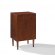 Everett Record Player Stand in Mahogany Finish